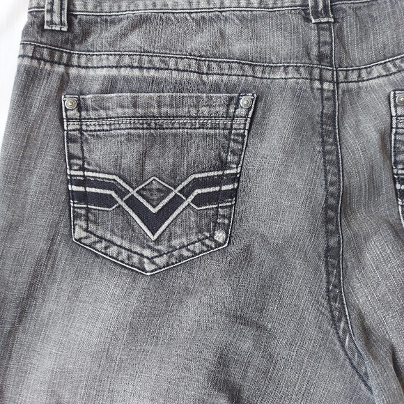 Legend One Straight Leg Mid Rise Black Jeans, 46 x 30 - Picture 7 of 9